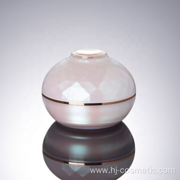 Luxurious onion shape acrylic pink cosmetic bottles/jars with good price